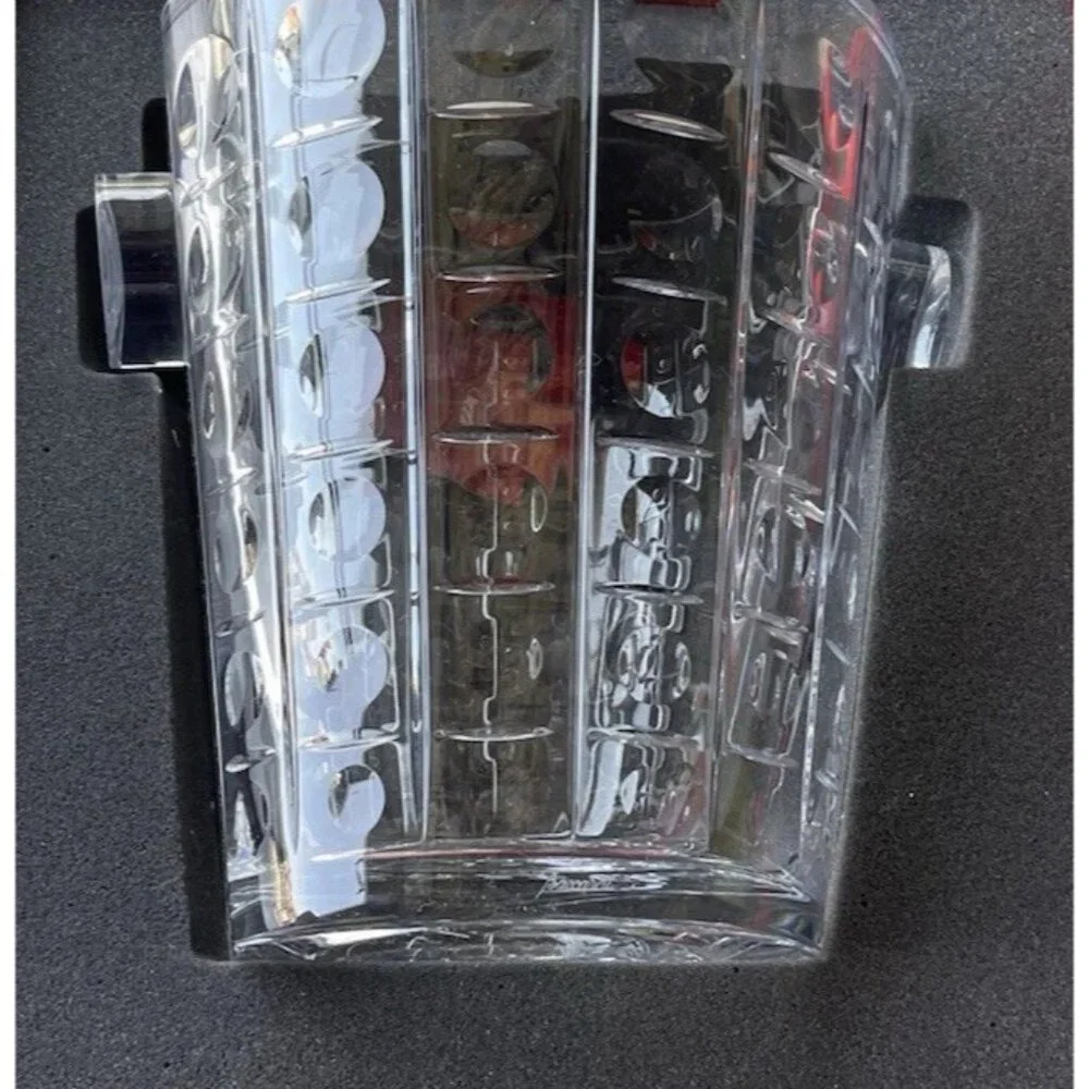 Baccarat Equinoxe Crystal Champagne Bucket Made in France Quality Heavy Duty